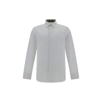 Burberry White Cotton Dress Shirt