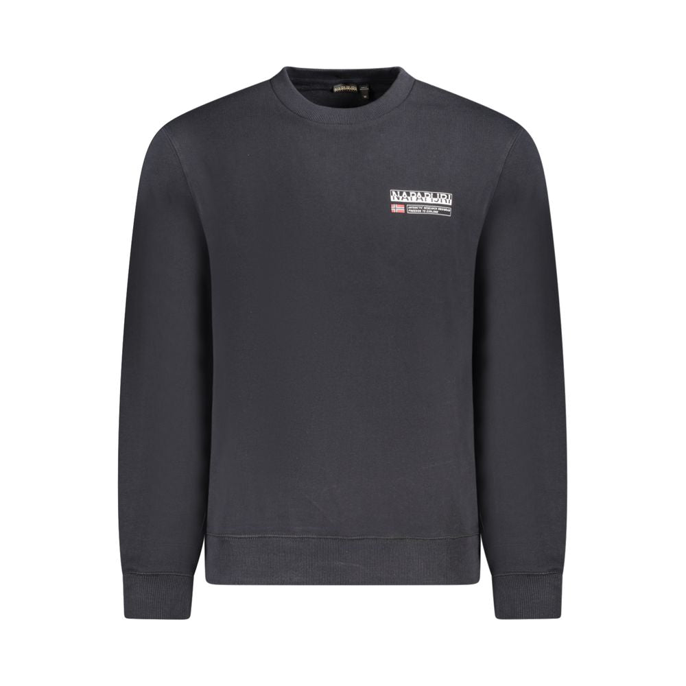 Napapijri Black Cotton Sweatshirt