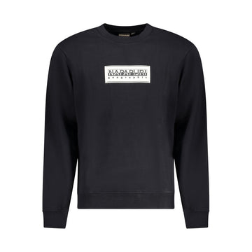 Napapijri Black Cotton Men Sweater