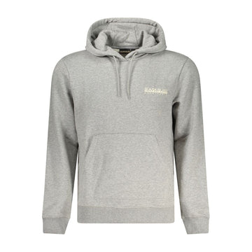 Napapijri Grigio Cotton Men Sweatshirt