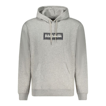 Napapijri Gray Cotton Sweatshirt