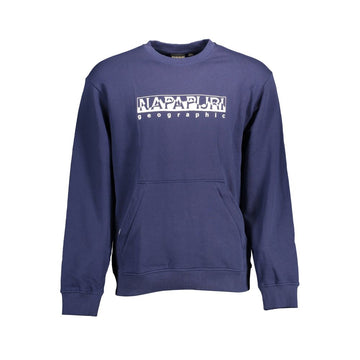 Napapijri Blue Cotton Sweatshirt