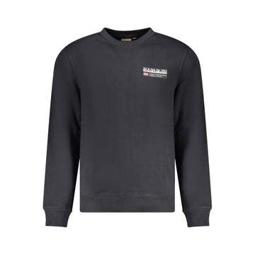Napapijri Black Cotton Men Sweater