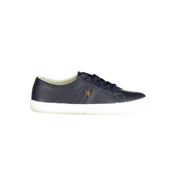 Ralph Lauren Blue Leather Women Sneaker