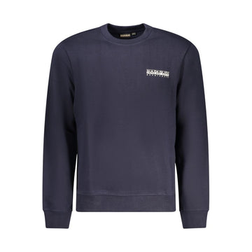 Napapijri Blue Cotton Men Sweater