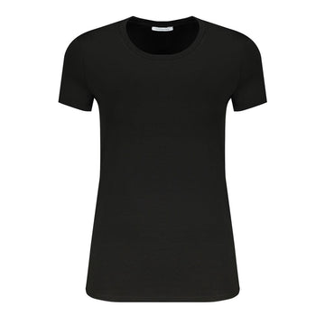 Patrizia Pepe Black Organic Cotton Women T-Shirt