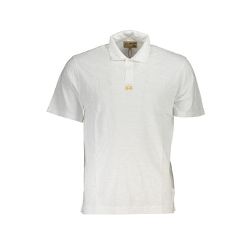 La Martina White Cotton Men's Polo Shirt