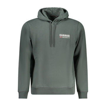 Napapijri Green Cotton Men Sweater