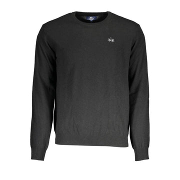 La Martina Black Polyamide Men's Sweater