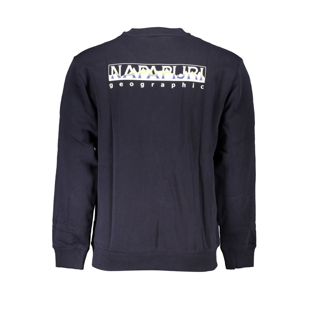 Napapijri Blue Cotton Sweatshirt