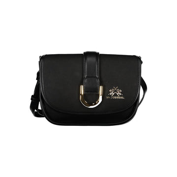 La Martina Nero Polyurethane Women Shoulder Bag