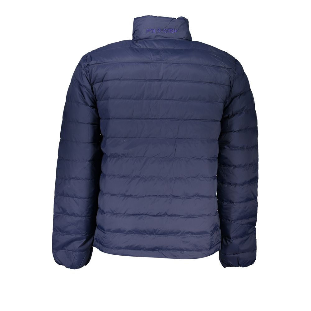La Martina Blue Polyamide Full-Length Jacket