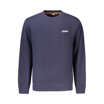 Napapijri Blue Cotton Men Sweater