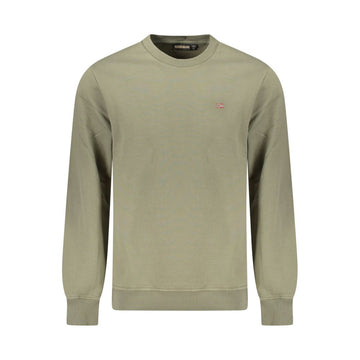 Napapijri Green Cotton Men Sweater