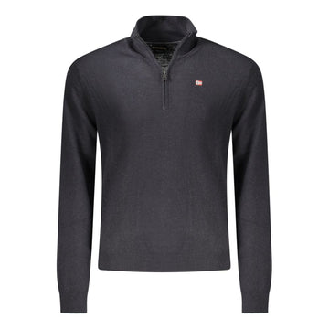 Napapijri Black Wool Men Sweater