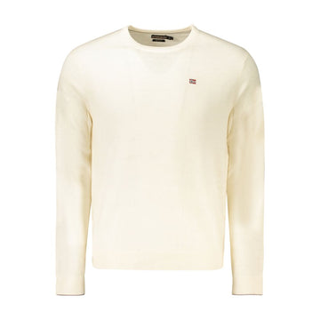 Napapijri White Wool Men Sweater