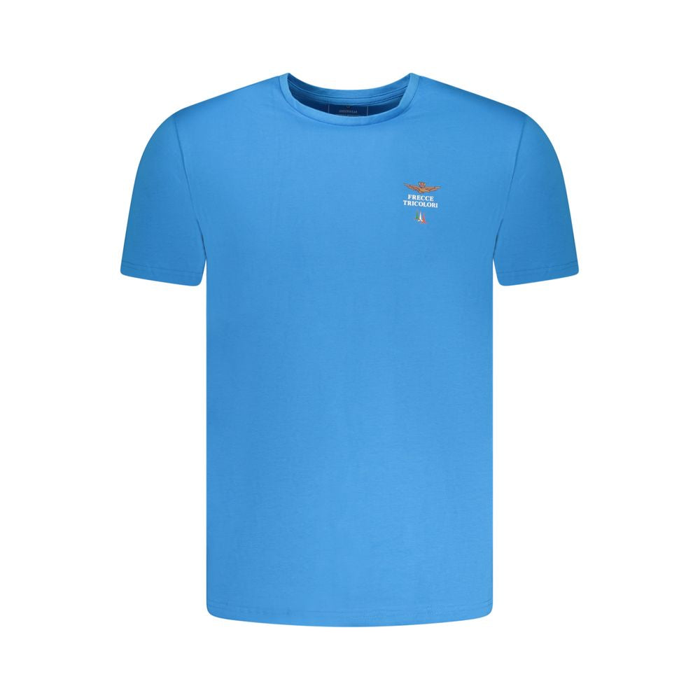 Aeronautica Militare Blue Cotton Men Underwear Shirt