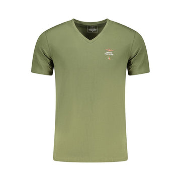 Aeronautica Militare Green Cotton Men Underwear Shirt
