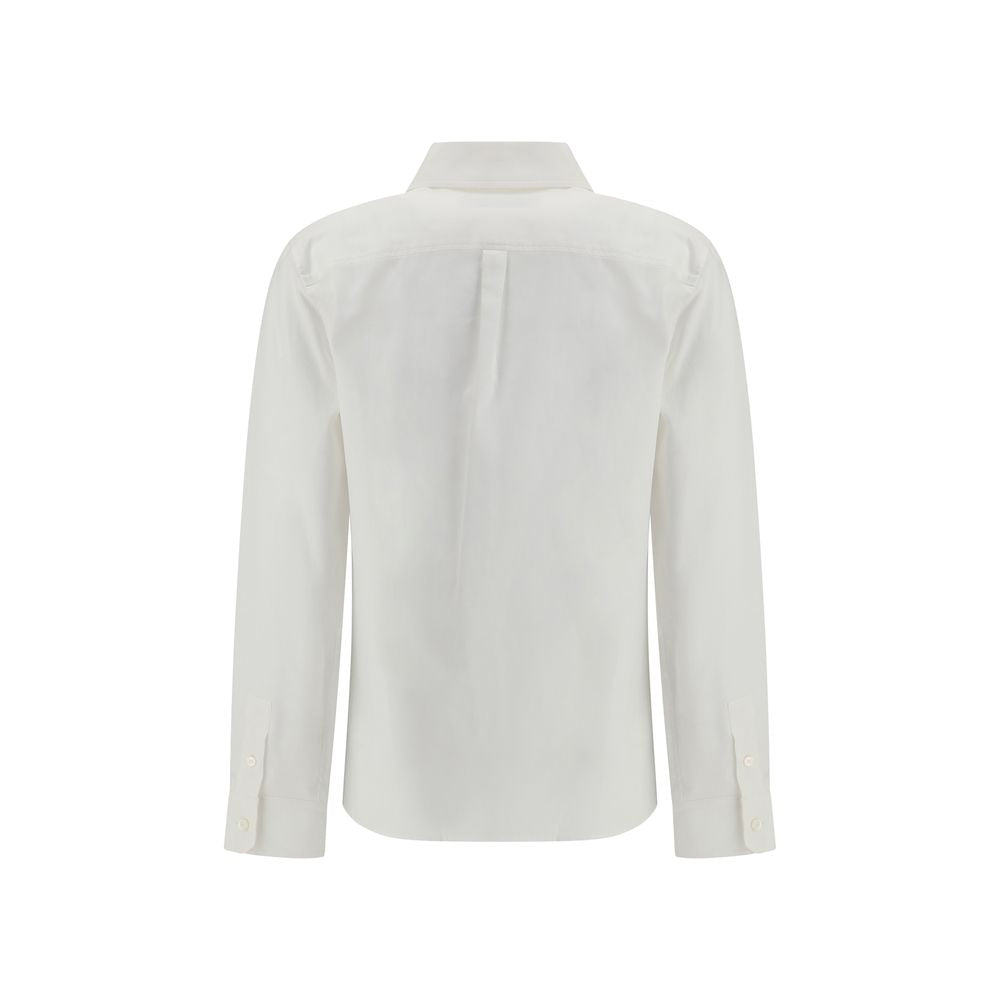 Max Mara White Cotton Dress Shirt