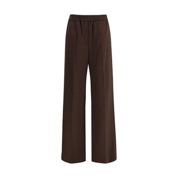 Max Mara Gray Polyester Casual Pants