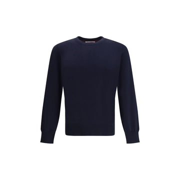 Brunello Cucinelli Blue Cotton Sweatshirt