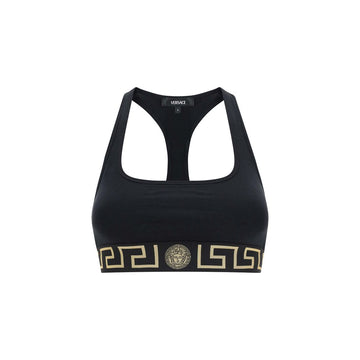 Versace Black Cotton Top